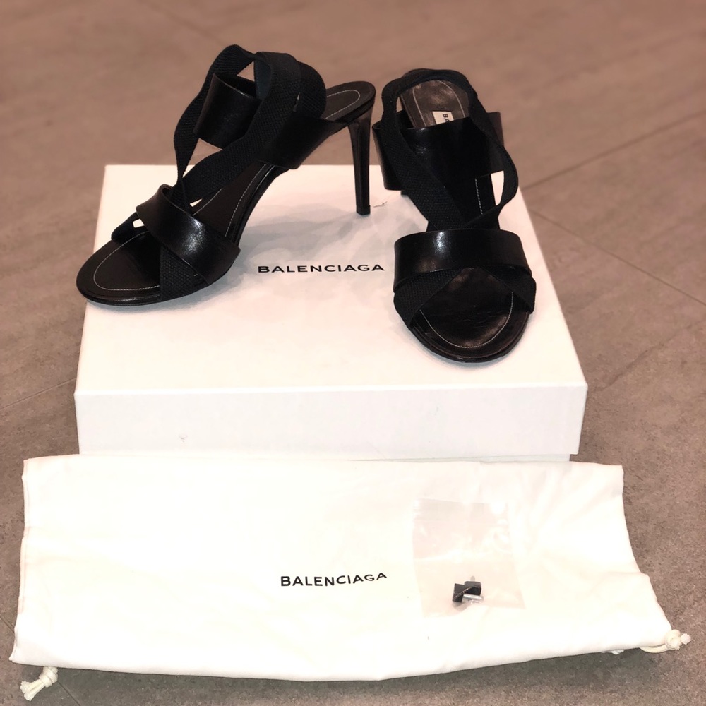 BALENCIAGA Sandal Pellet S.Cuoio